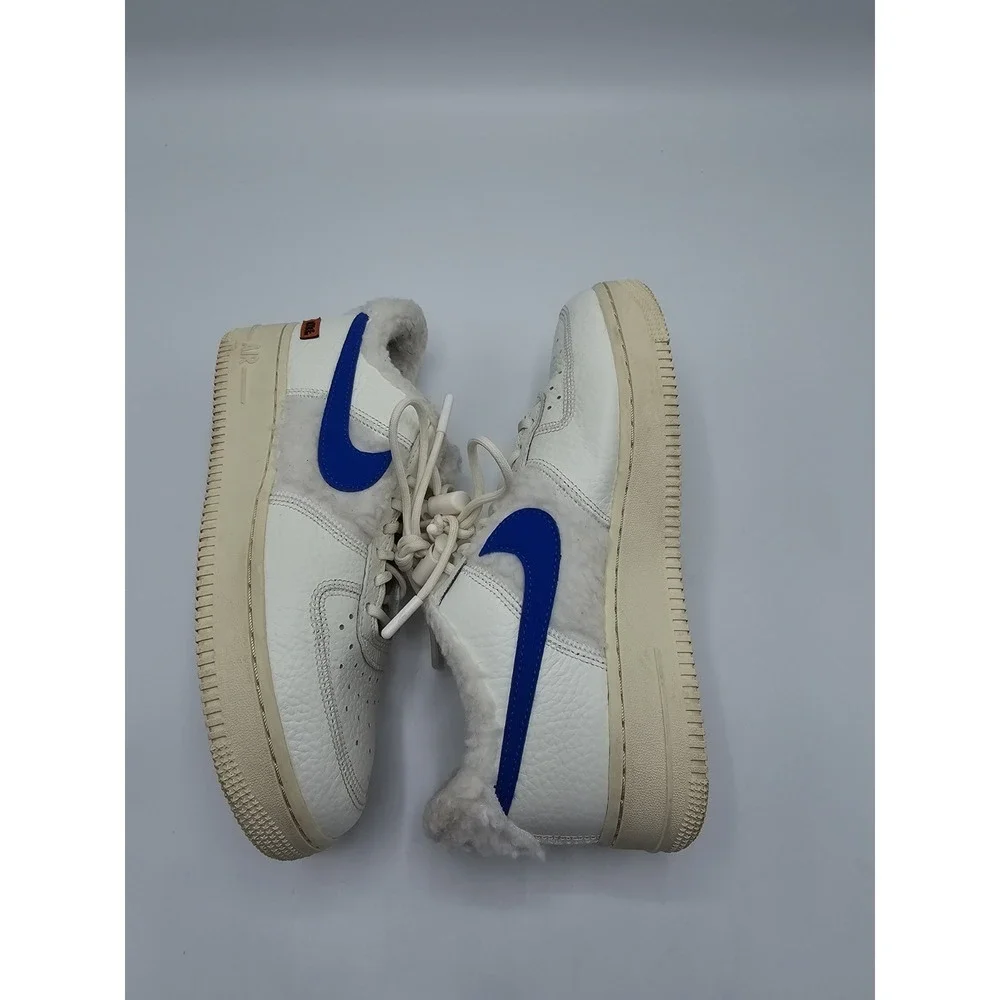 Nike Air Force 1 '07 Low Sherpa Fleece Sail Racer Coconut Women's 7.5 DO6680 100